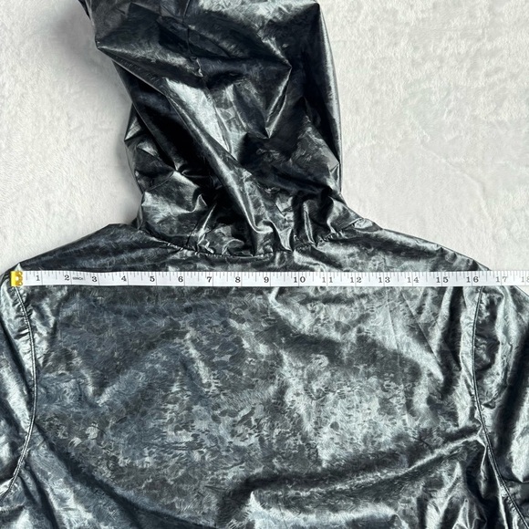 COLUMBIA Omni Wind Hooded Jacket S Metallic Gray Technical Windbreaker‎ Active - Picture 11 of 16